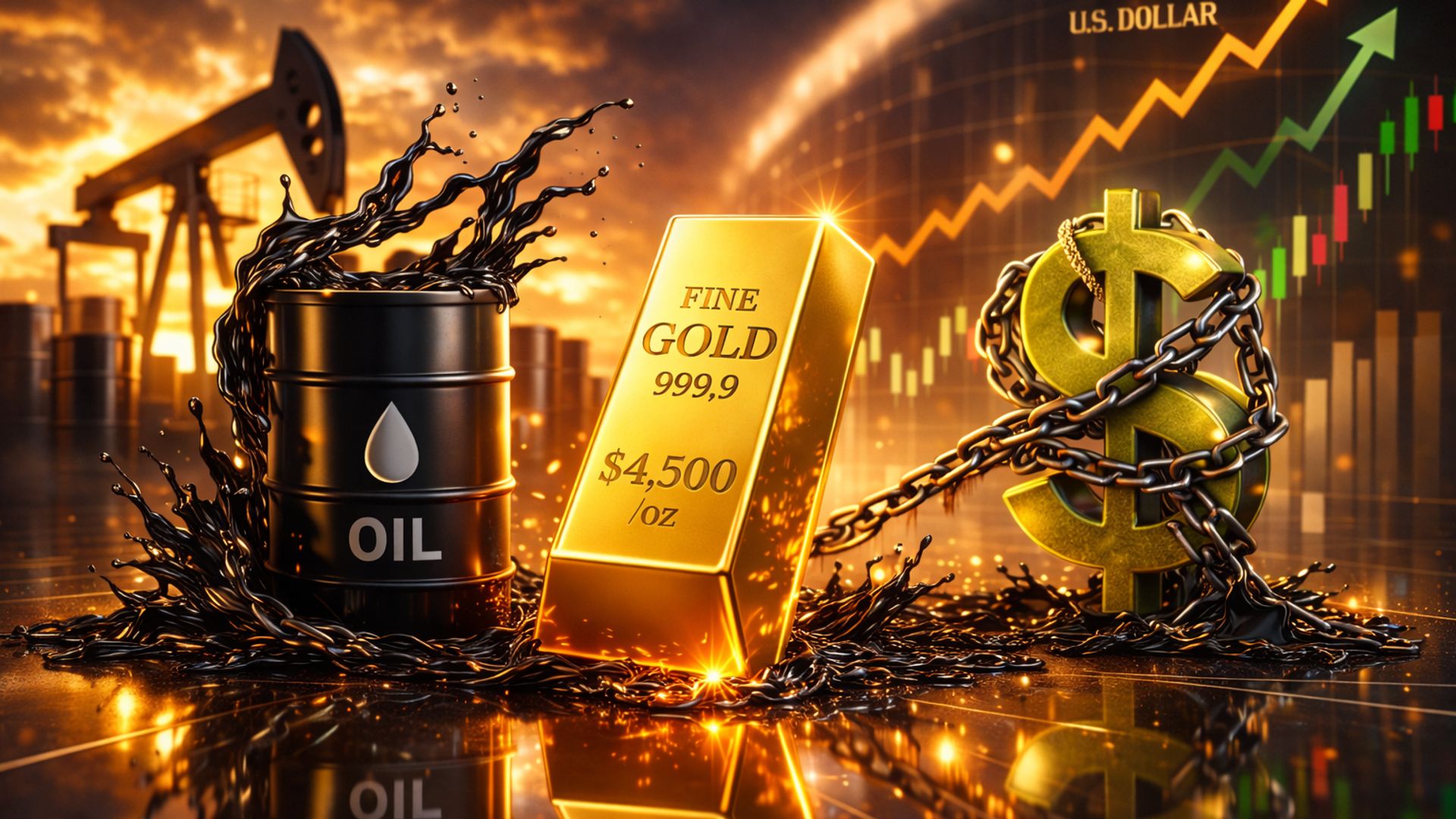 Emas Rebound Jelang FOMC, Minyak Ikut Reda