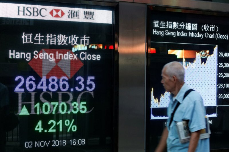 Indeks Hang Seng Naik Jelang Trump–Xi Meeting