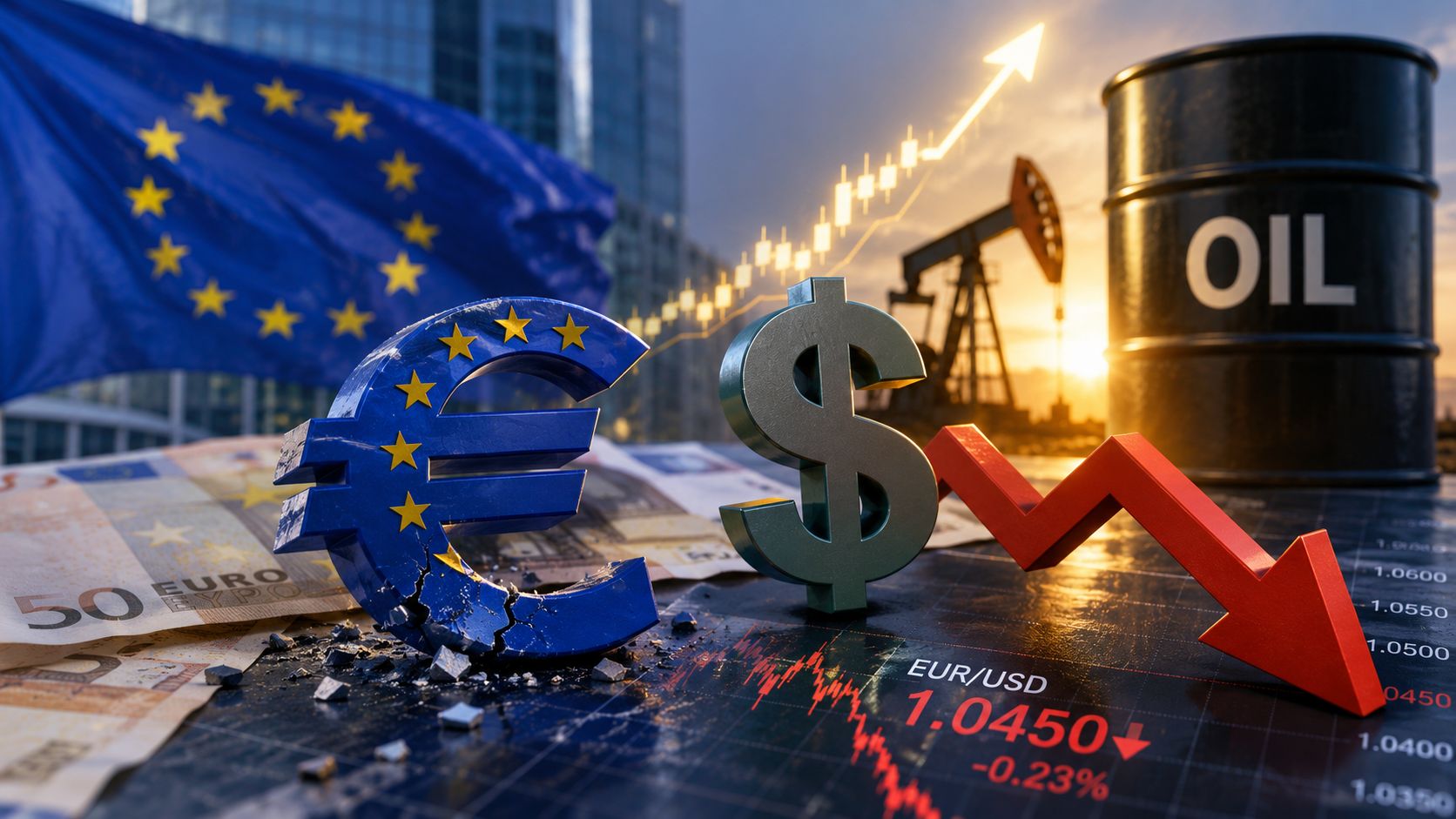 Saham Eropa Turun, Minyak Kembali Jadi Ancaman