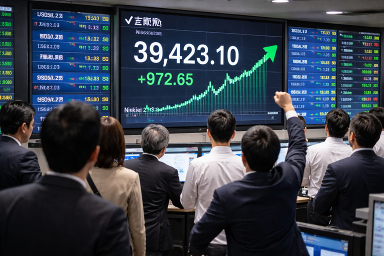 Nikkei Kembali Cetak Level Tinggi!