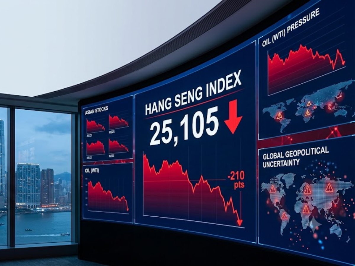 Saham Hong Kong Tertekan, Investor Waspadai Inflasi Global
