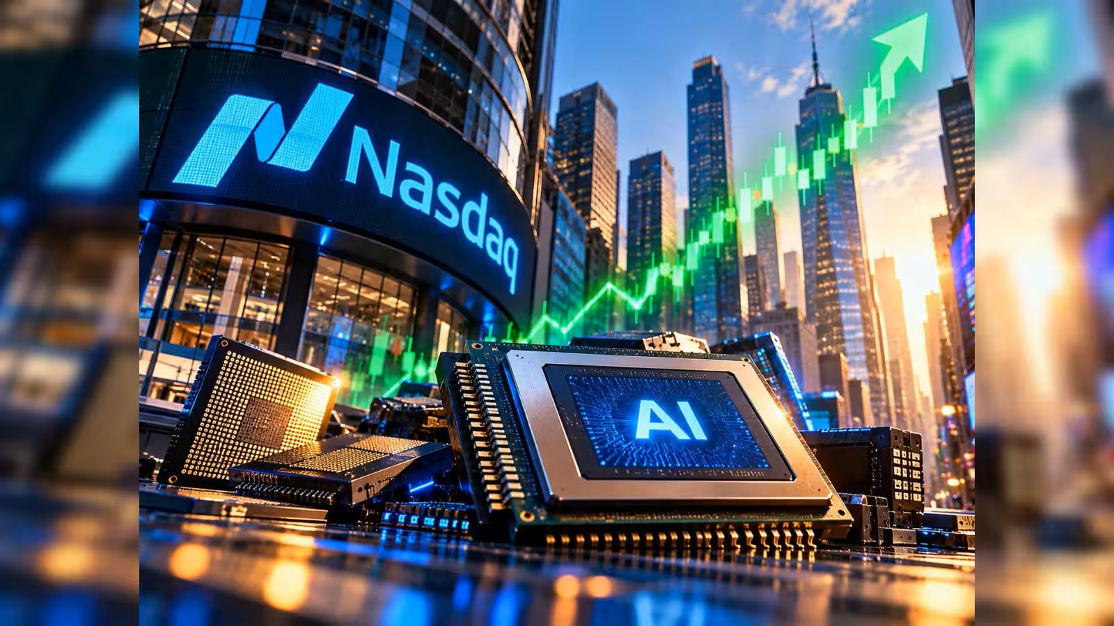 Nasdaq Melonjak, Investor Kembali Borong Saham AI