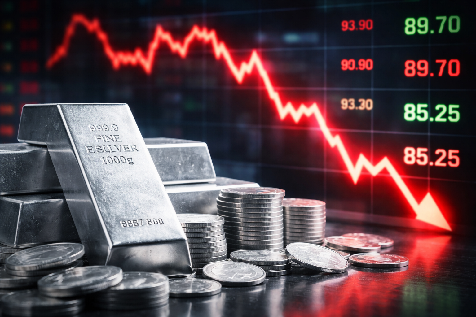 Silver Under Pressure, Market Wary of Interest Rate Direction