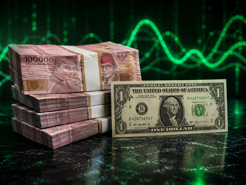 Rupiah Dekati Rp18.100, Risiko The Fed dan BI Tekan Pasar